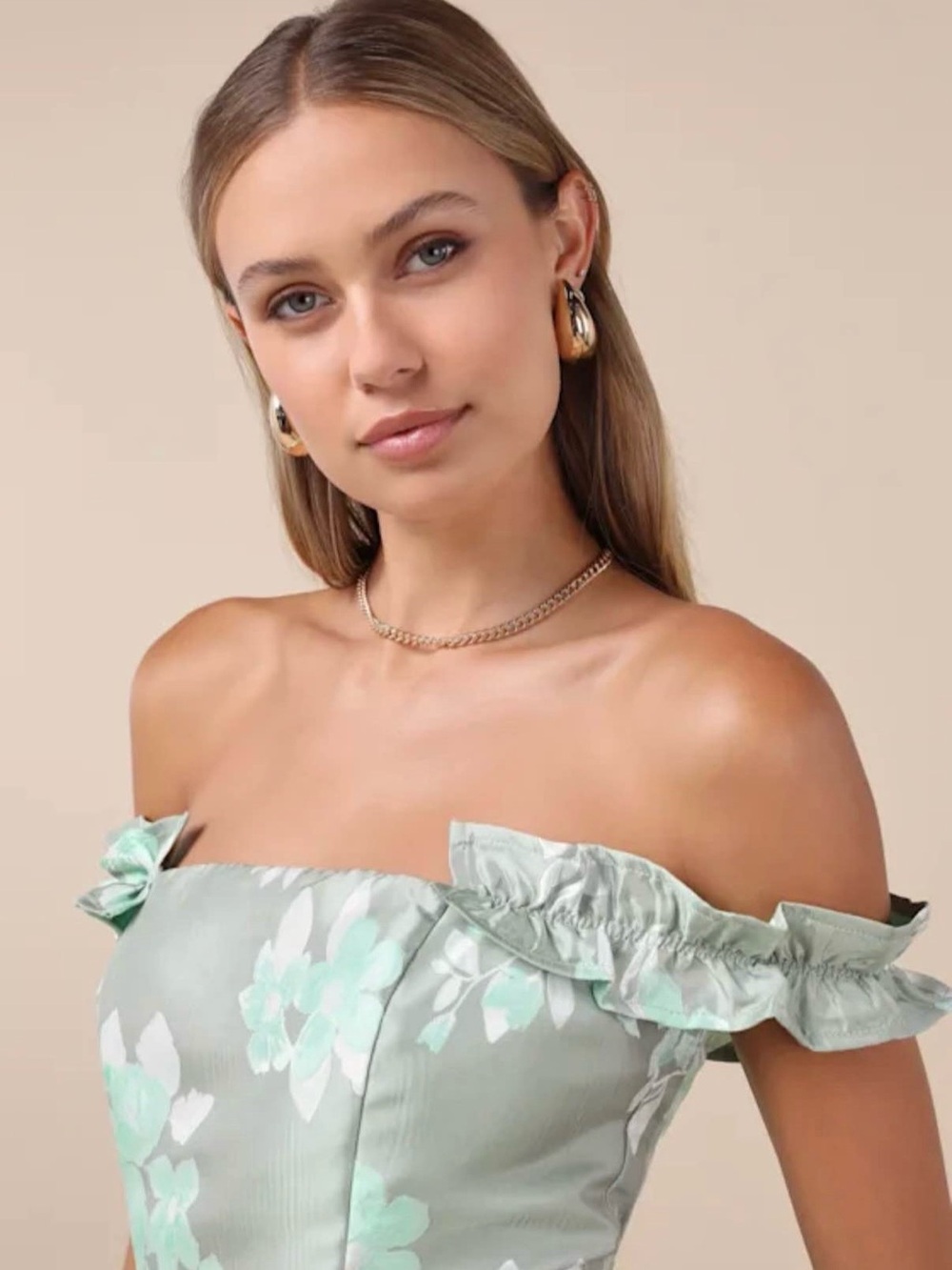 NWT Lulu's Mint Mini Dress - Picture 3 of 8